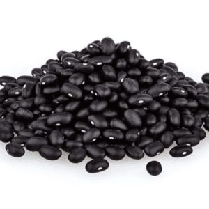 Black beans are medium to small, oval-shaped beans with a shiny black coat, a creamy white interior and meaty flavor.