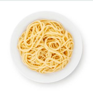 Pasta is a type of food typically made from an unleavened dough of wheat flour mixed with water or eggs.