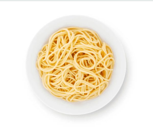 Pasta is a type of food typically made from an unleavened dough of wheat flour mixed with water or eggs.