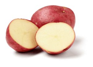 Starchy potatoes have low moisture and sugar levels, but a high starch content. This makes them the better potato for cooking